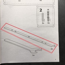 1x IKEA  158944   158945
