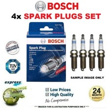 4x BOSCH SPARK PLUGS for SKODA