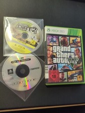Spiele Sammlung GTA 5 XBOX 360,  Dirt 2 PS3, Ridge Racer Revolution PS