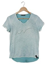 CHILLAZ T-Shirt Damen Shirt Gr. DE 38 blau Casual-Look