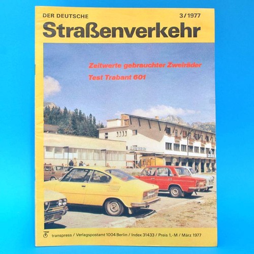 Der deutsche straßenverkehr - der,