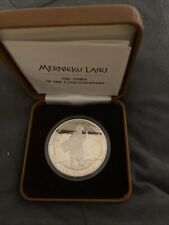 1 Lats Latvia Silbermünze