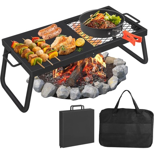 Drehbarer lagerfeuergrill - drehbarer,