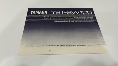 Original yamaha yst - original, yst-sw100