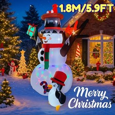 Aufblasbare Weihnachtsdeko