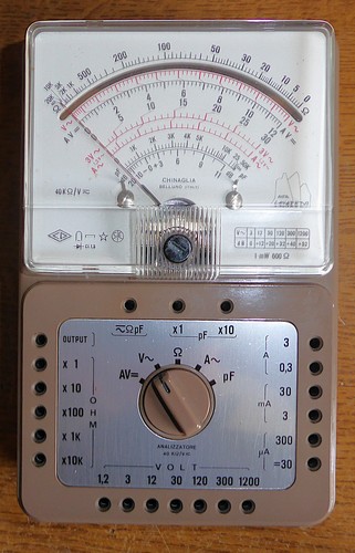 Analoges vielfachmeßgerät - analoges,