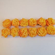 12 Rosen gelb Ø 5cm Foam
