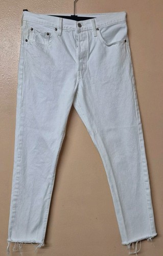 Levis 501s jeans white denim - jeans,
