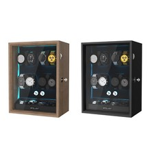 Automatische Uhrenbewegerbox für 8 Uhren mit 4 flexiblem Uhrenaufbewahrungsraum