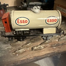 Kesselwagen  Esso 374  grau       Märklin H0 (1950)  -  mit Gewicht