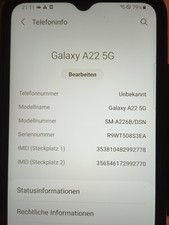 Samsung Galaxy A22 5G 64 GB Schwarz