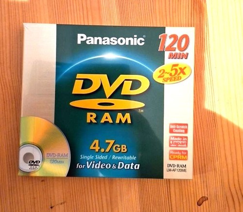 Panasonic dvd ram - 4,7gb, 120