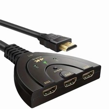 3-in-1 HDMI Splitter Switch 4K