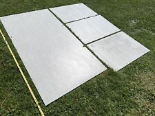 Grossformat-Fliese, Zementgrau, 1x ca. 150x75cm und 3x ca. 50x75cm