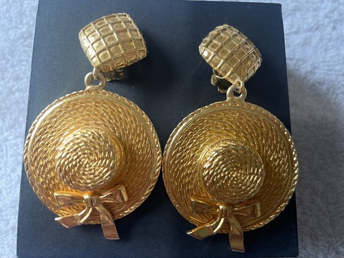 Chanel ohrringe hutform - ohrringe,