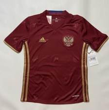 Russland Euro 2016 Heim Trikot Shirt Adidas Neu mit Etikett Trikot Junge S 9-10 Jahre 140 cm