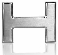 Gürtelschnalle Schnalle Chrom H 40mm für Wechselgürtel Wendegürtel Schließe 