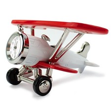 Metall Tischuhr Doppeldecker