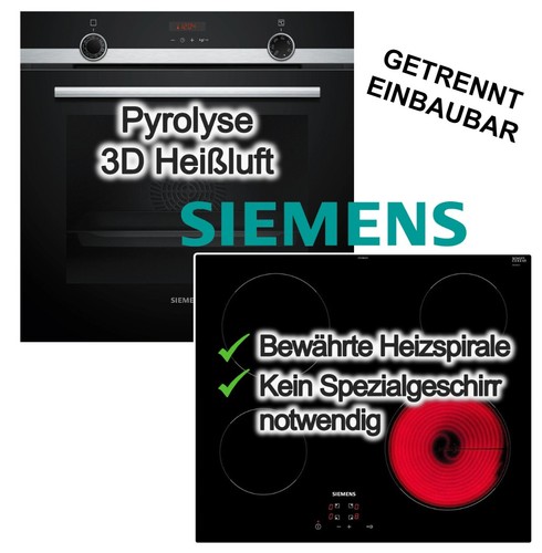 Siemens herdset einbaubackofen - siemens,