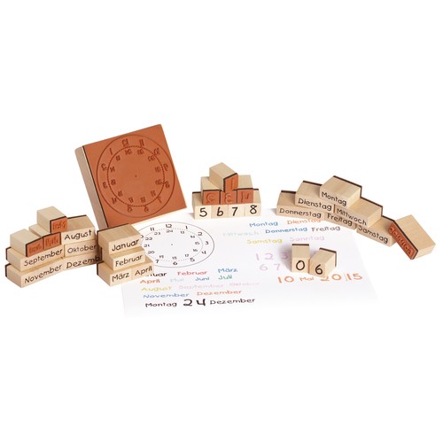 Eduplay holzstempel kalender - eduplay,