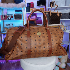 Mcm Viseto Leather Weekender