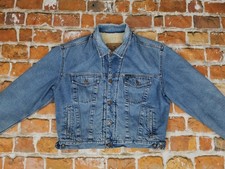 *DIESEL JEANS VINTAGE WINTER JACKE*BASIC LINE SADDLE*BLAU*CASUAL*GR: L*TIP TOP