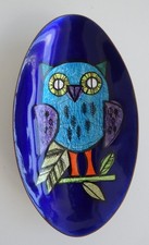 Eule Steinböck Email Schale