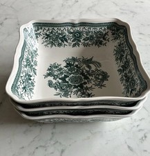 3 Servierschalen, 1 Soßenschüssel von Villeroy & Boch Fasan Grün