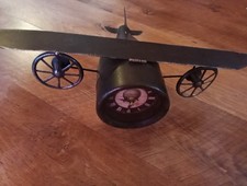 Flugzeug -Uhr Metall Batterie