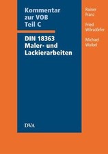 Kommentar zur VOB Teil C DIN 18363. Maler- und Lack... | Buch | Zustand sehr gut