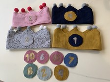 Geburtstagskrone aus Musselin