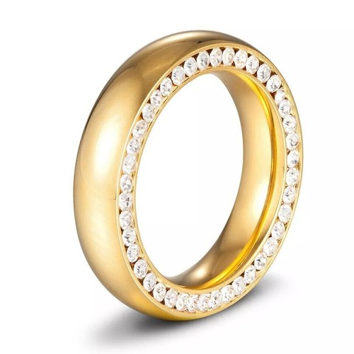 Ring edelstahl zirkonia steine - ring,