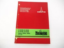 Deutz D 2506- 5506 5206 6206 Intrac 2002 2003 Getriebe TW25 TW35 TW50 Werkstatth