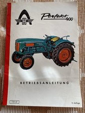 Hanomag Betriebsanleitung Traktor Perfekt 400