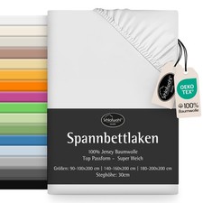 Spannbettlaken 100% Baumwolle