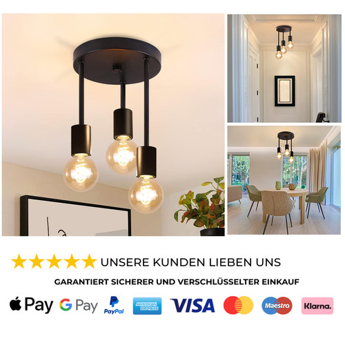 Deckenleuchte vintage - deckenleuchte,