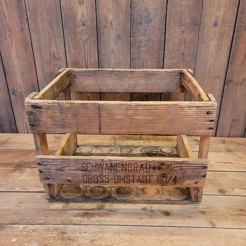 Alte bierkiste schwanenbräu - alte,
