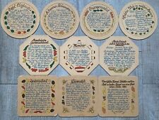 10 alte Rezeptkarten