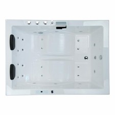 LUXUS XXL Whirlpool Badewanne * SABA Premium * 24 Düsen * Radio/Bluetooth * SPA