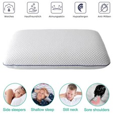 Memory Foam Kopfkissen Flaches