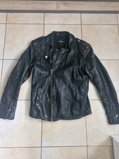 Tigha Lederjacke schwarz