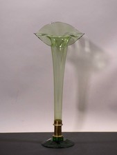 rh2/5  große Jugendstil Vase aus Glas ~ 1900   H 47.5cm