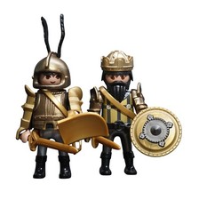 Playmobil Ritter Wolfsritter Wolf Mittelalter Gold Golden