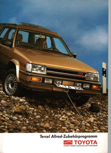 Prospekt toyota tercel allrad - toyota,