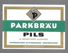 Bieretikett Parkbrauerei AG