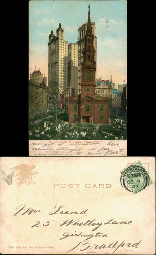 Postcard new york city - new, st