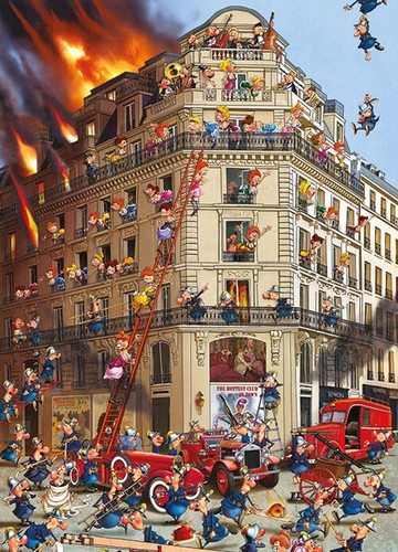 Puzzle feuerwehr - t.),