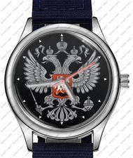 Russland UdSSR Doppeladler Selten Trendy 38Mm Ziffernblatt Armbanduhr