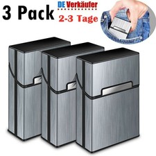 Zigarettenbox Alu Metall Zigarettenetui Zigarettenschachtel Zigarettendose Etui