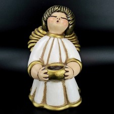 Thun Keramik Engel Bozener Weihnachtsengel Kerzenhalter Christmas Angel 23cm